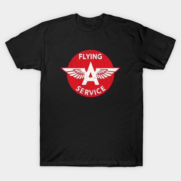 flying a service T-Shirt by small alley co